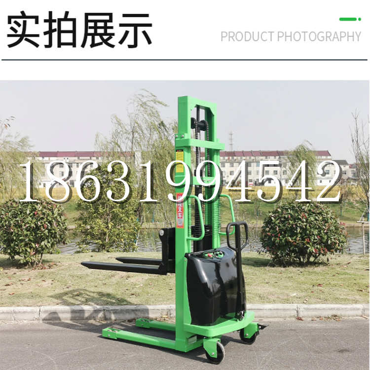 乌恰县电动叉车堆高车液压铲车电瓶1吨2吨站驾步行式小型全自动叉车